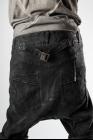 Boris Bidjan Saberi P16 Metal Clasp Vinyl Coated Jeans Shorts