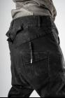 Boris Bidjan Saberi P16 Metal Clasp Vinyl Coated Jeans Shorts