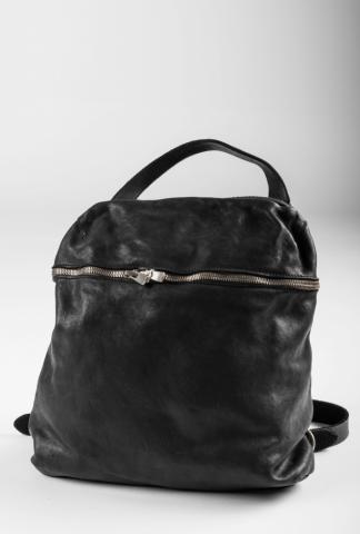 GUIDI SA03 BLKT Soft Horse Full Grain Leather Small Backpack