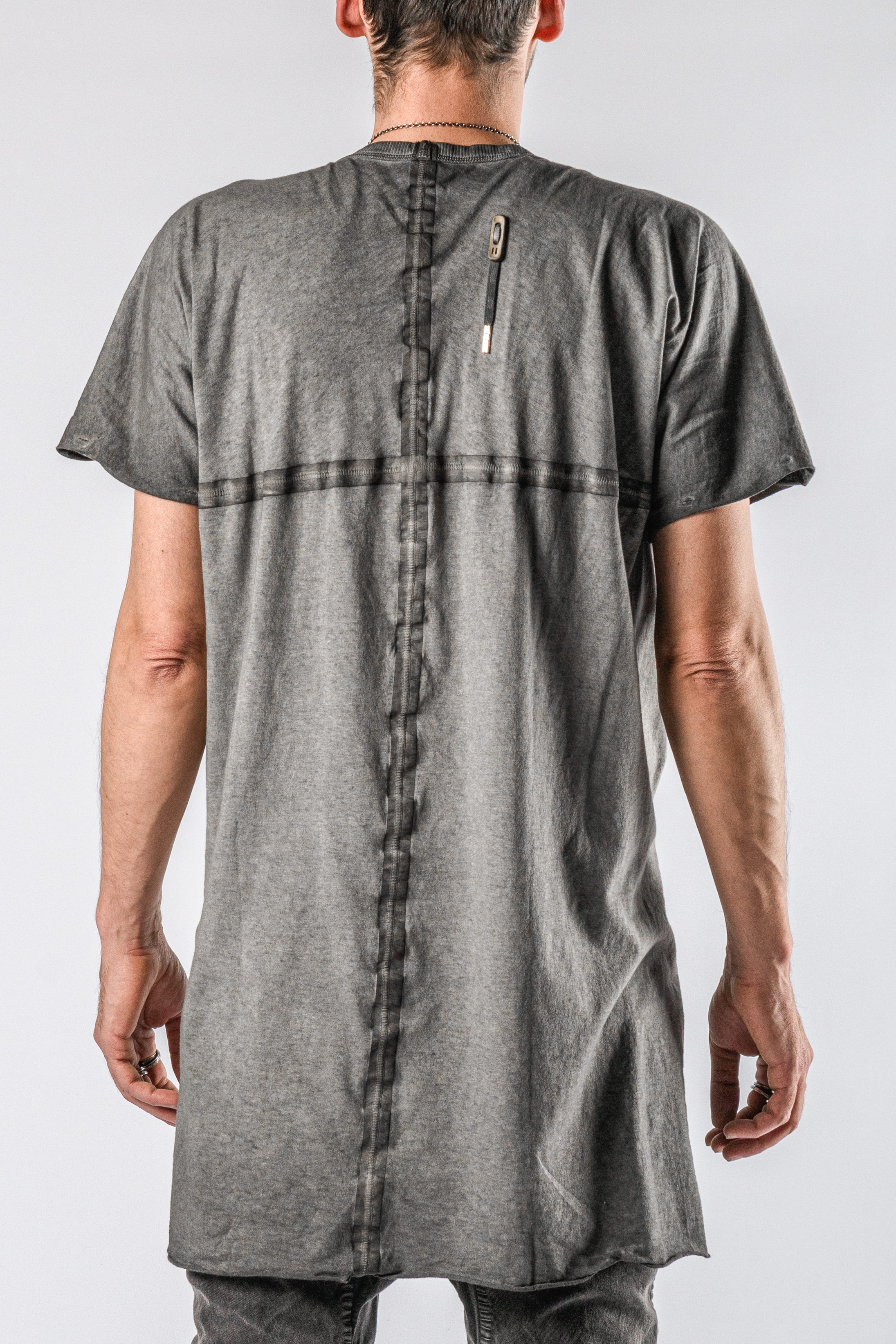 【関税込み】11 by Boris Bidjan Saberi グレー TS1B Tシャツ Boris Bidjan Saberi TS ONE PIECE. ST RF Seam-taped Short