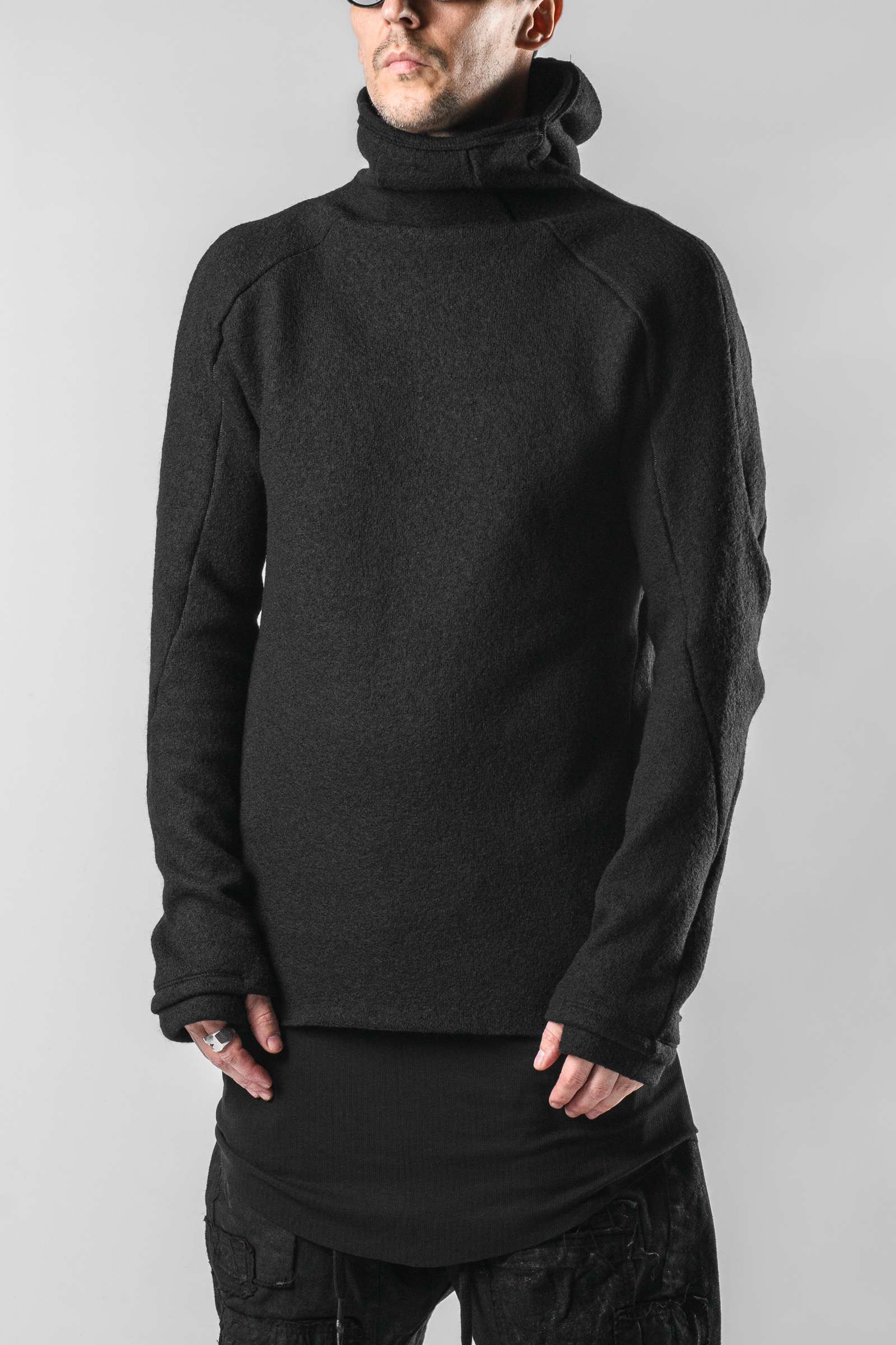 D.HYGEN Honeycomb Cotton Hood JKT 60%⬇️ D.HYGEN Honeycomb Cotton Tactical Hooded Jacket （Black） -FASCINATE