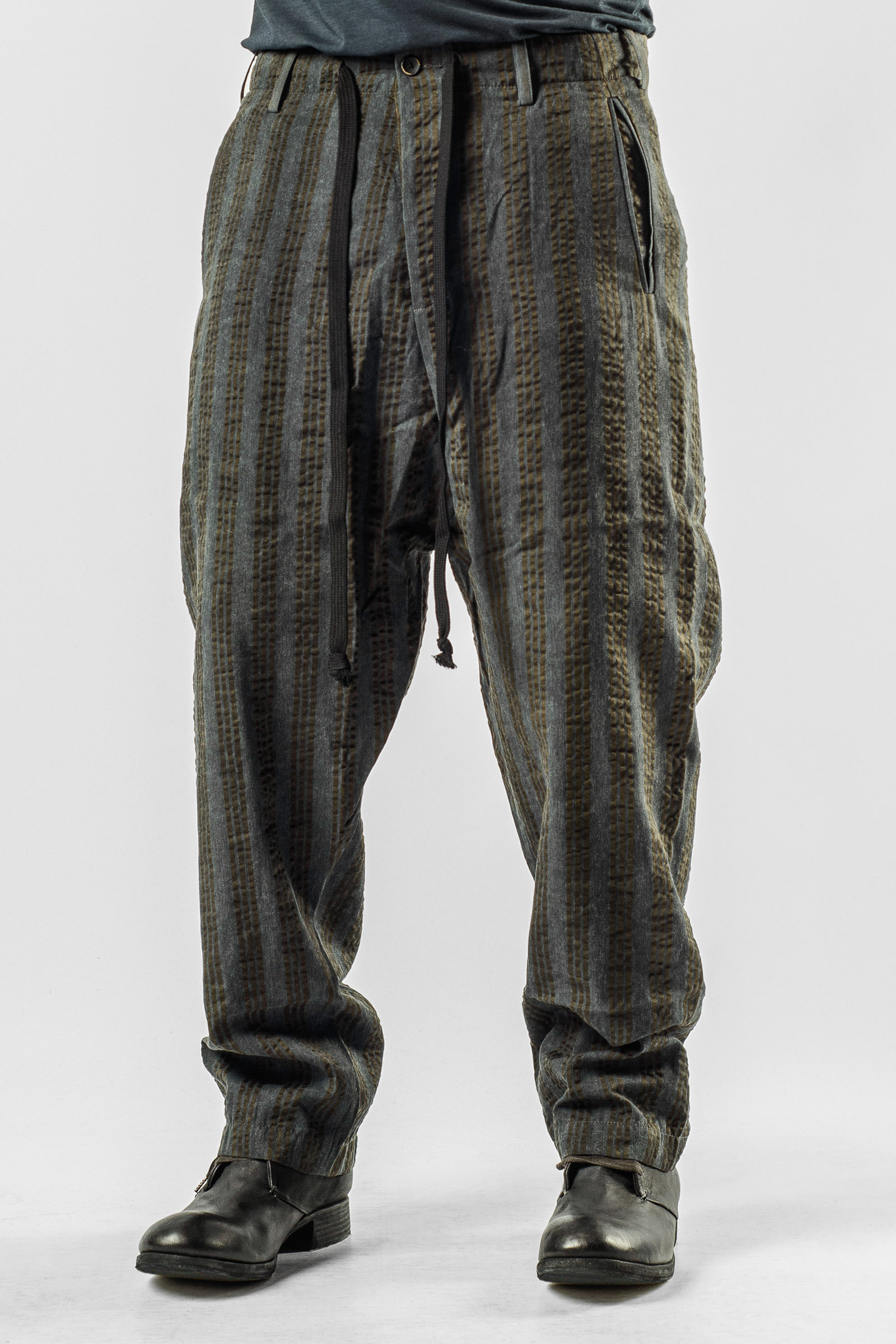 ユマ・ワン UMA WANG 21SS PIGIAMA PANTS UMA WANG Pooja Tapered Trousers | Elixirgallery