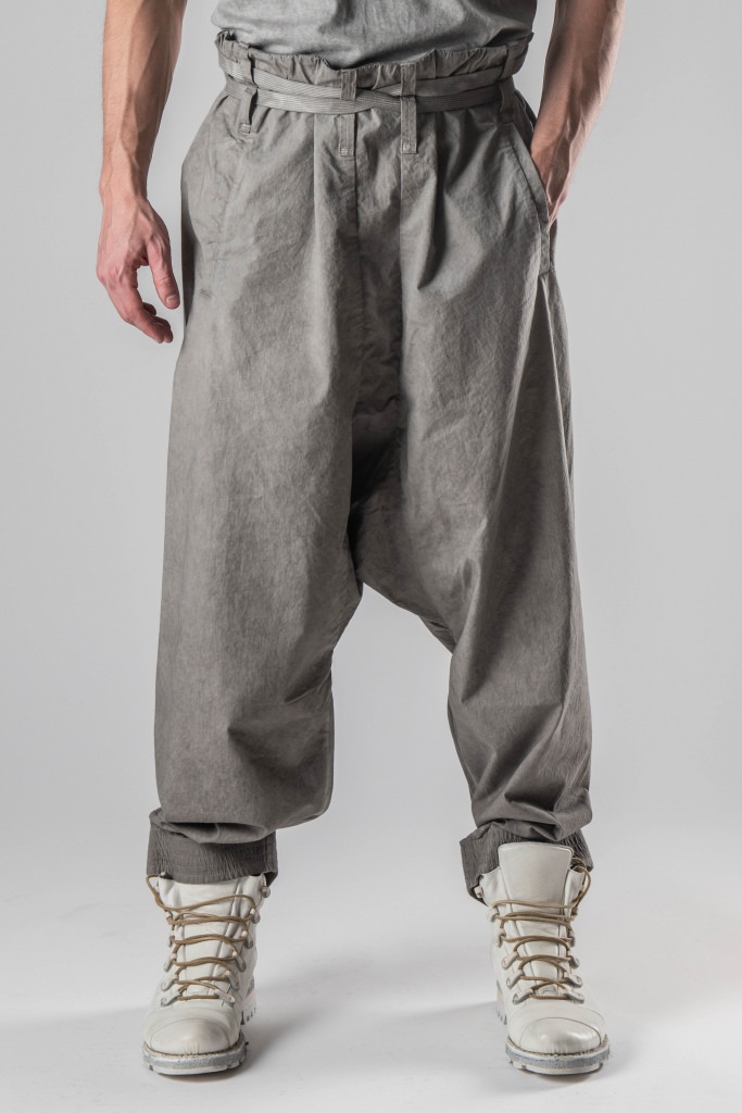 pants with rope belt