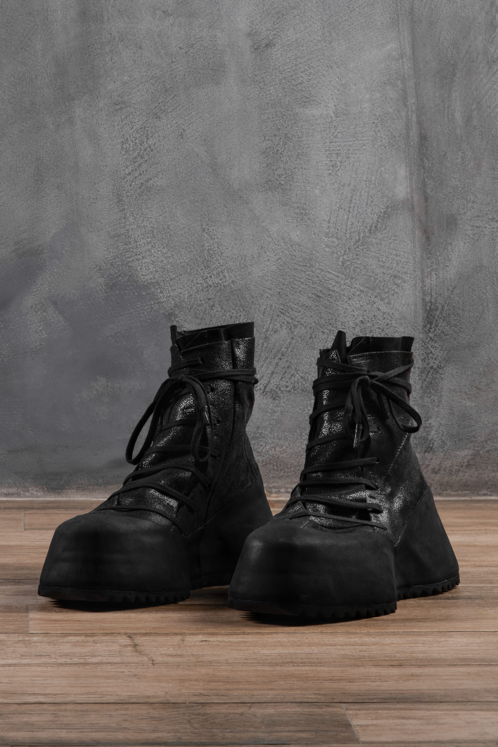 Leon Emanuel Blanck Platformed Guidi Leather Featherweight
