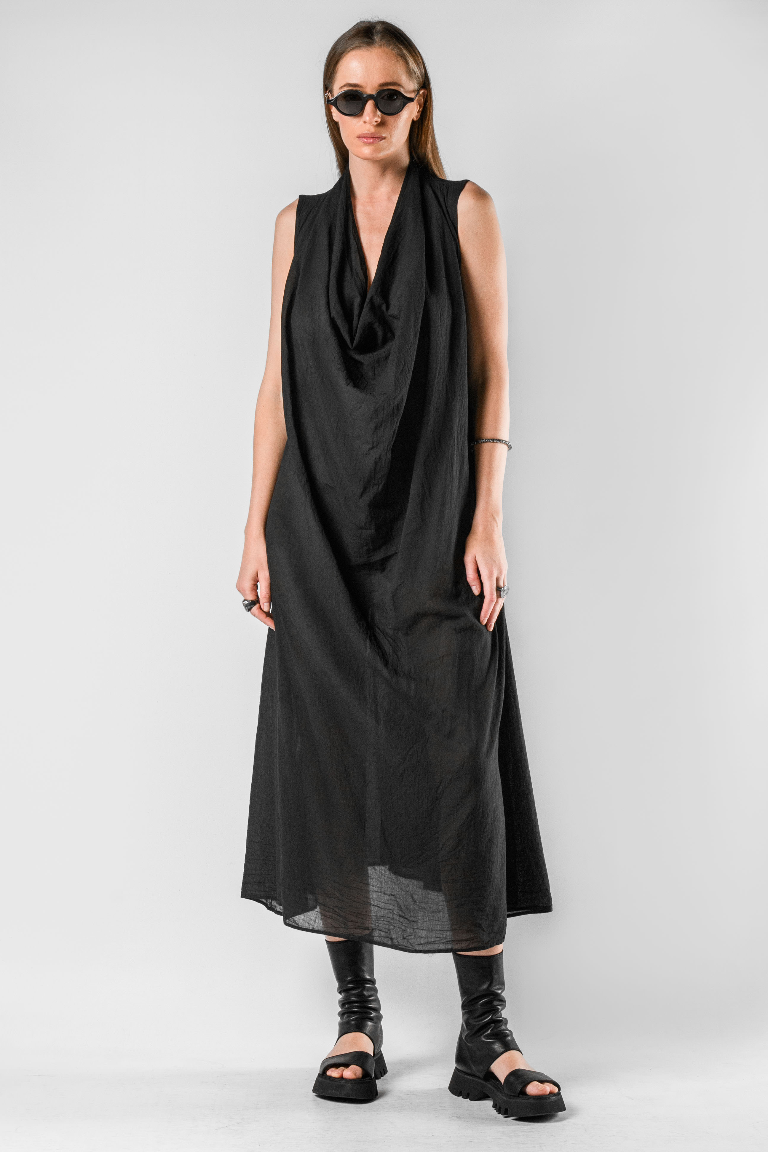 MARC LE BIHAN FRENCH DESIGNER cotton dress