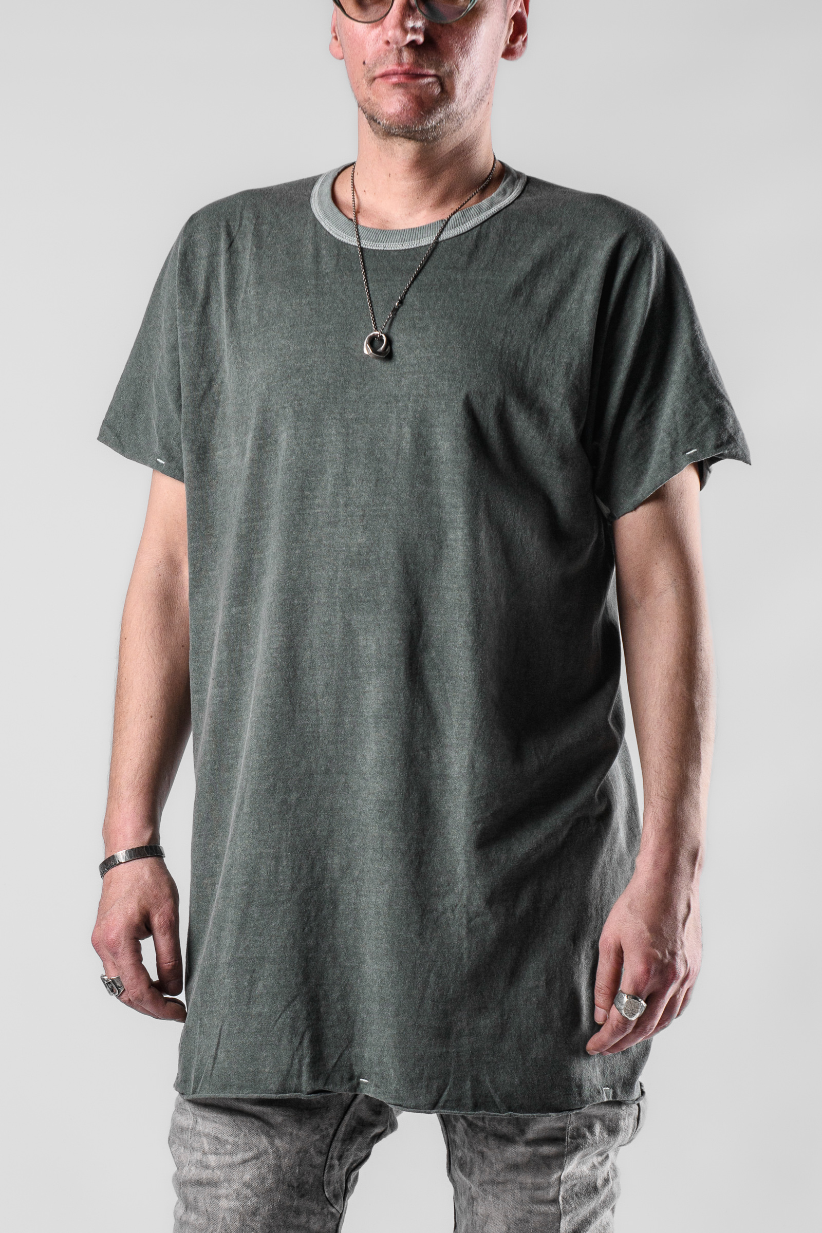 トップス BORIS BIDJAN SABERI SHIRT 2 F1505F+F035 One-Piece T-Shirt (TS-ONE-PIECE-ST-RF-F035-FADEDO)