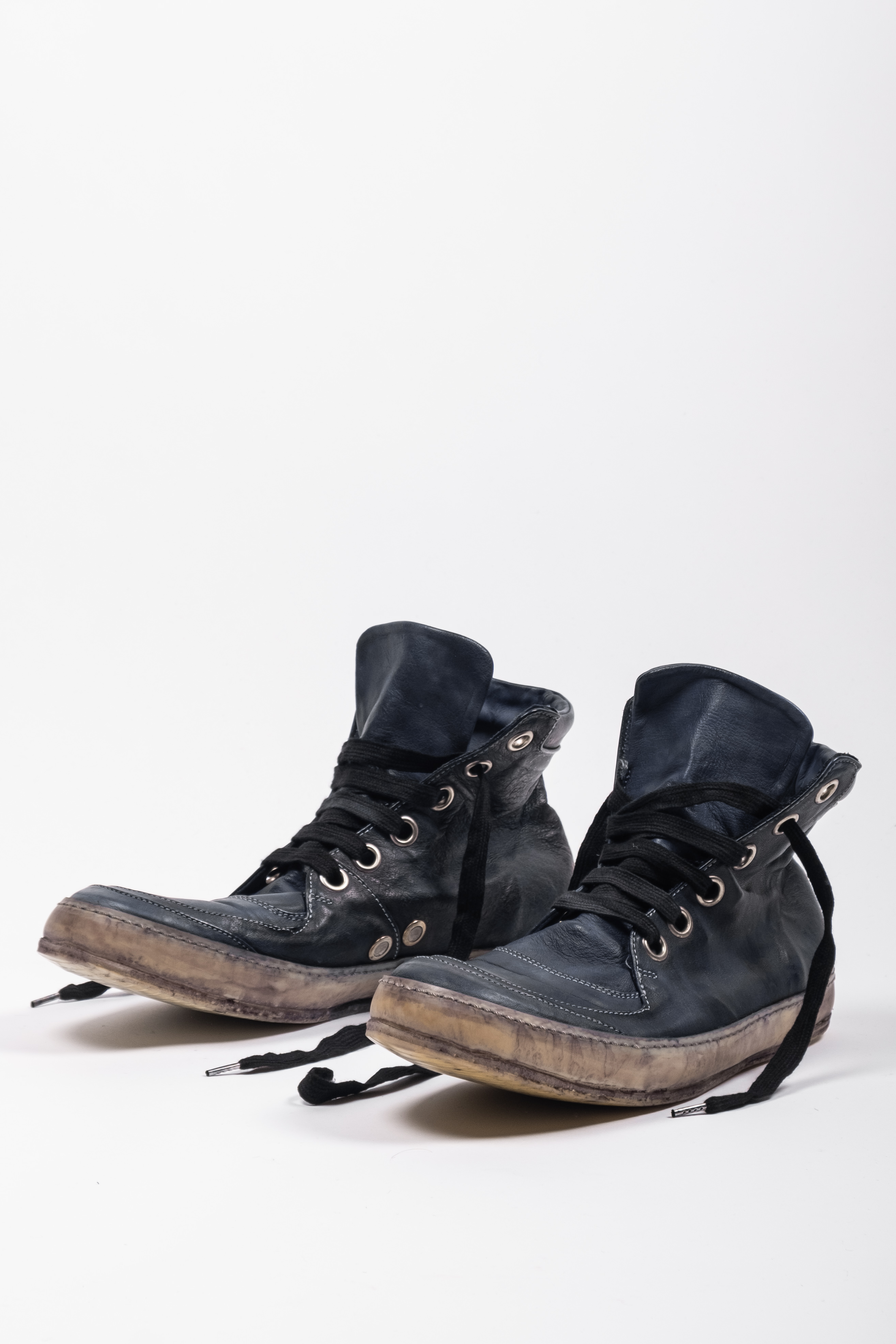 A1923 SSN5 Classic Full Grain Horse Leather Sneakers | Elixirgallery