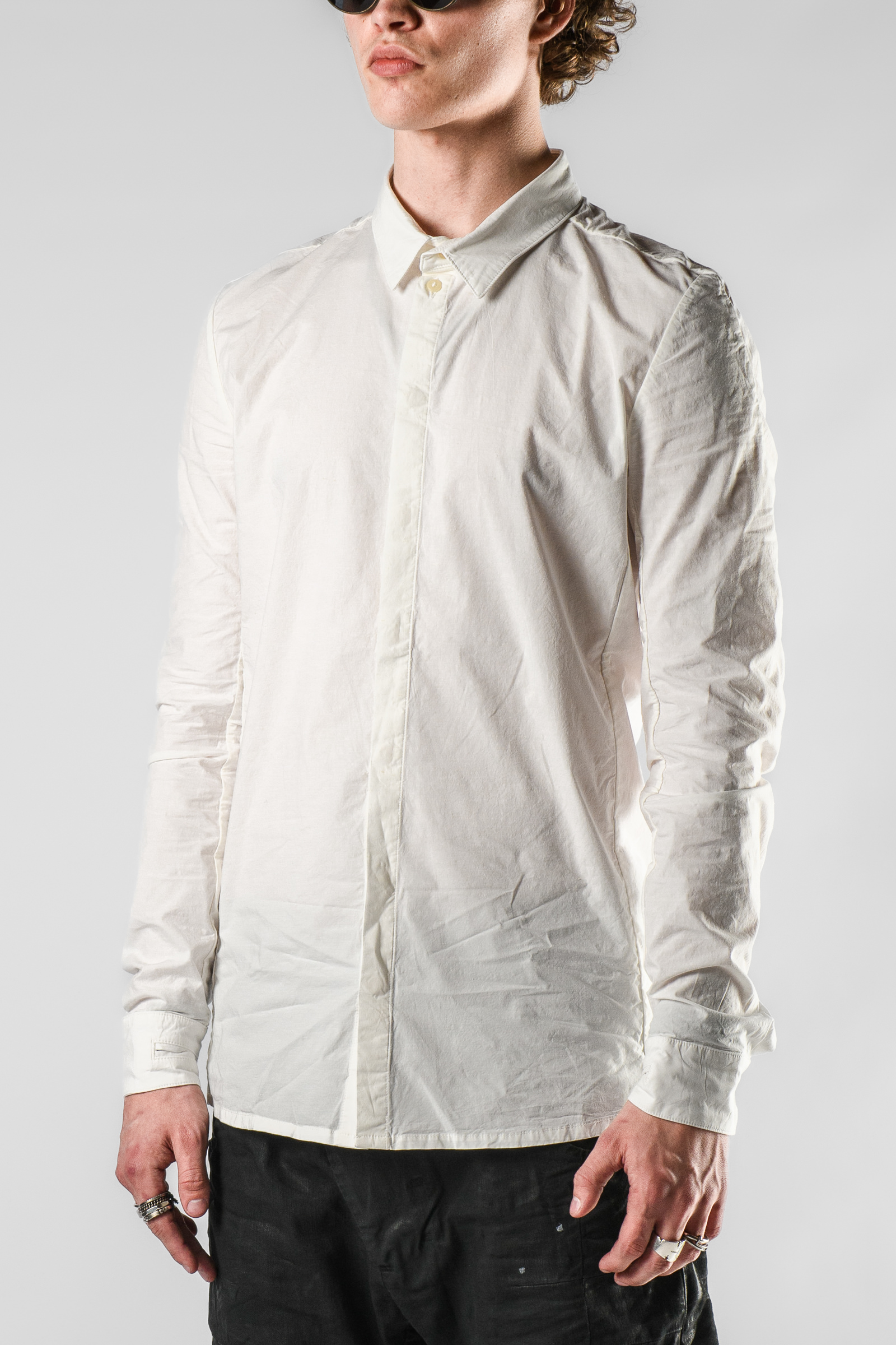 Boris Bidjan Saberi SHIRT7 Classic Collar Shirt | Elixirgallery