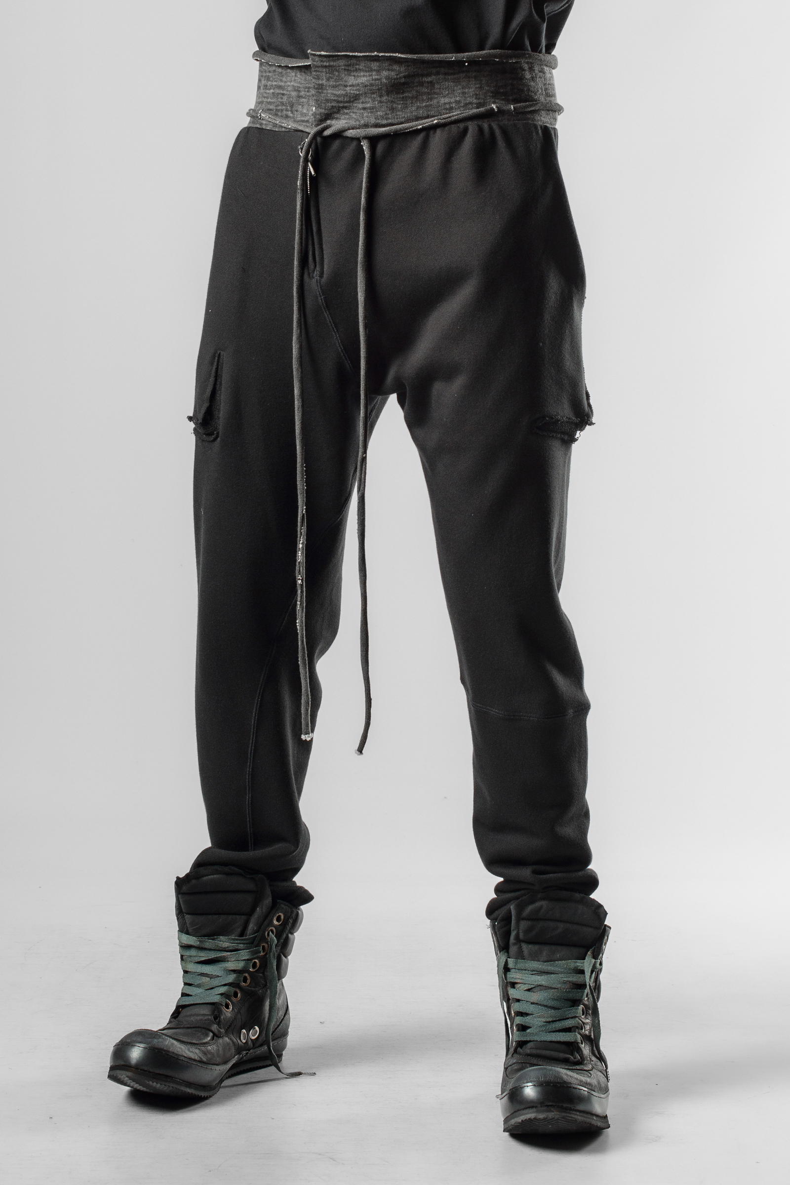 Taichi Murakami fold-over Waist Joggers | Elixirgallery