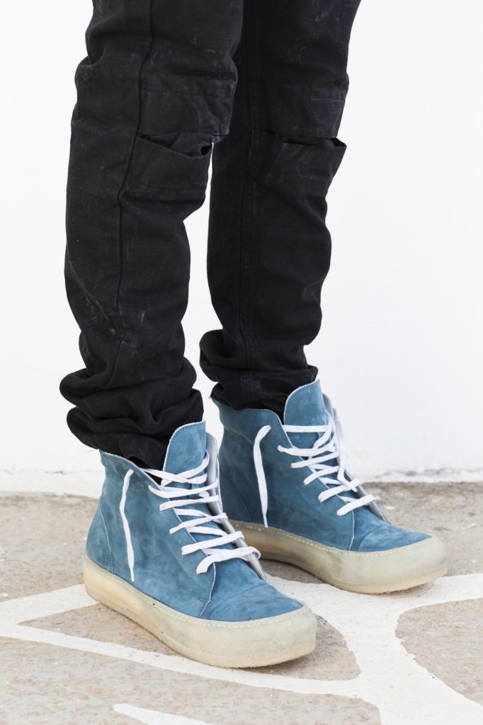 国内未入荷 LE LOSANGE - Mohawk Denim Low-top Sneakers 10sei0Otto Denim lace sneaker | Elixirgallery