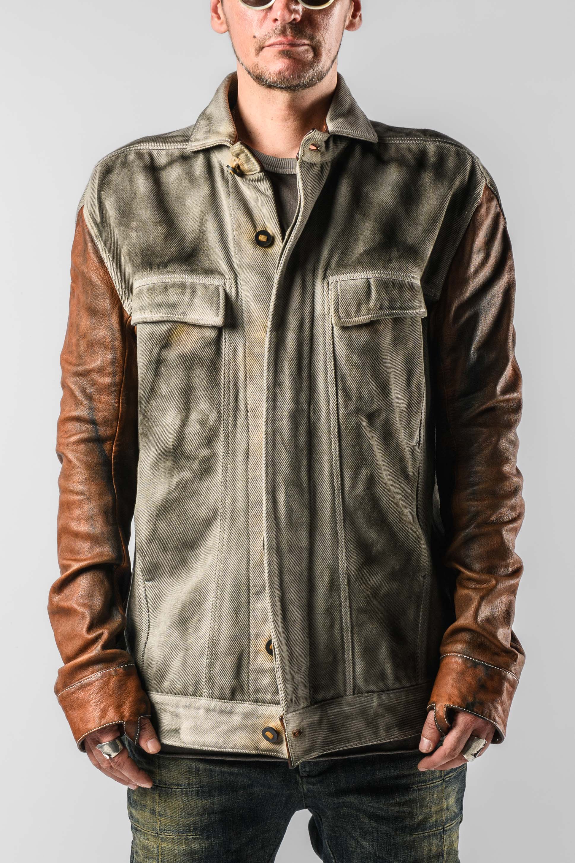 TTTMSW Work jacket w/pierce（BROWN） TTTMSW Work jacket w/pierce（BROWN） - メルカリ