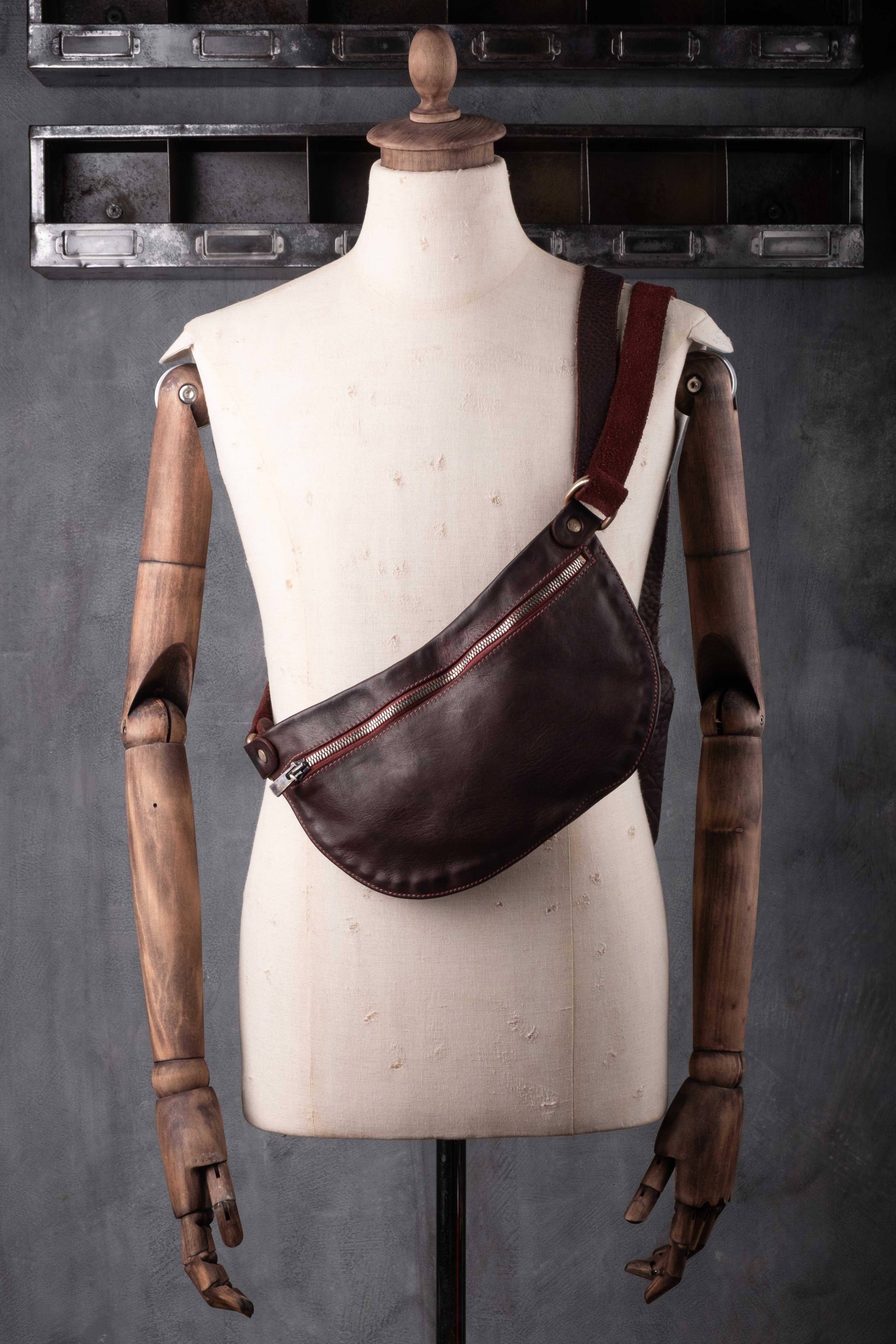 【正規店出品】GUIDI Q100 LEATHER BELT BAG BROWN 7e1dd1982d28b2d52a8ec0ab578993