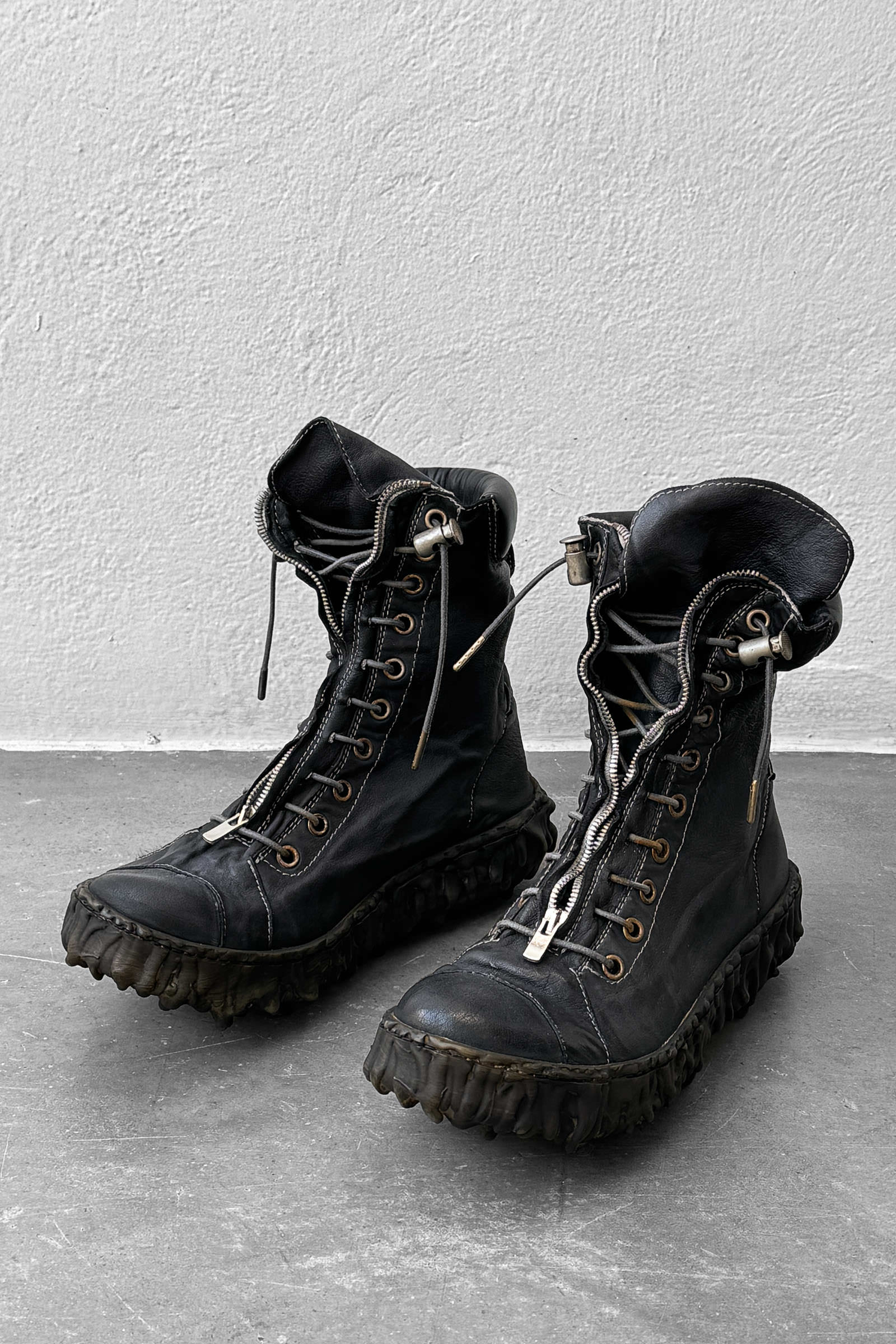 Culture of Brave Melt Jumper High-top Zipped Sneakers in color