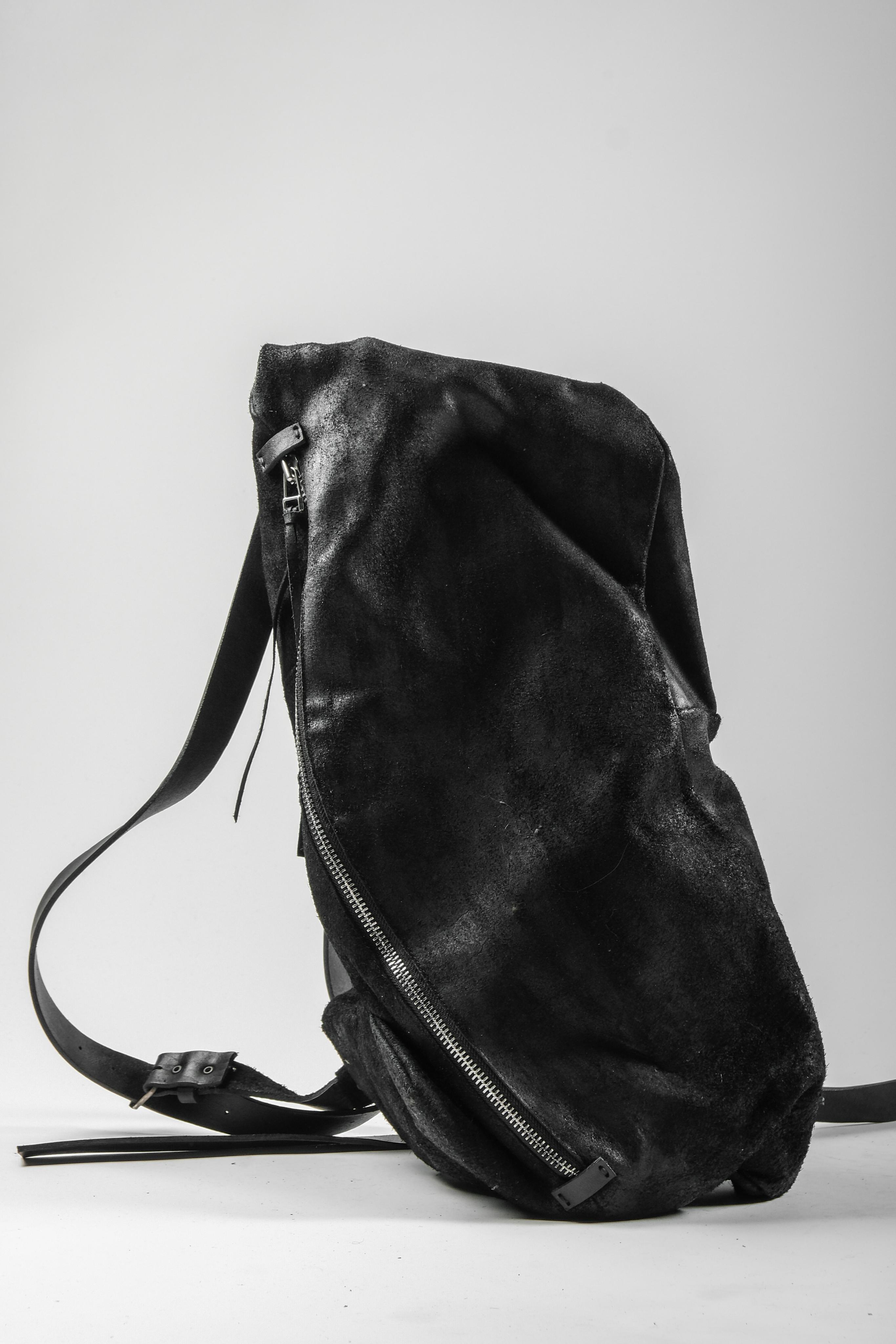 YTN7 Asymmetric Leather Backpack | Elixirgallery