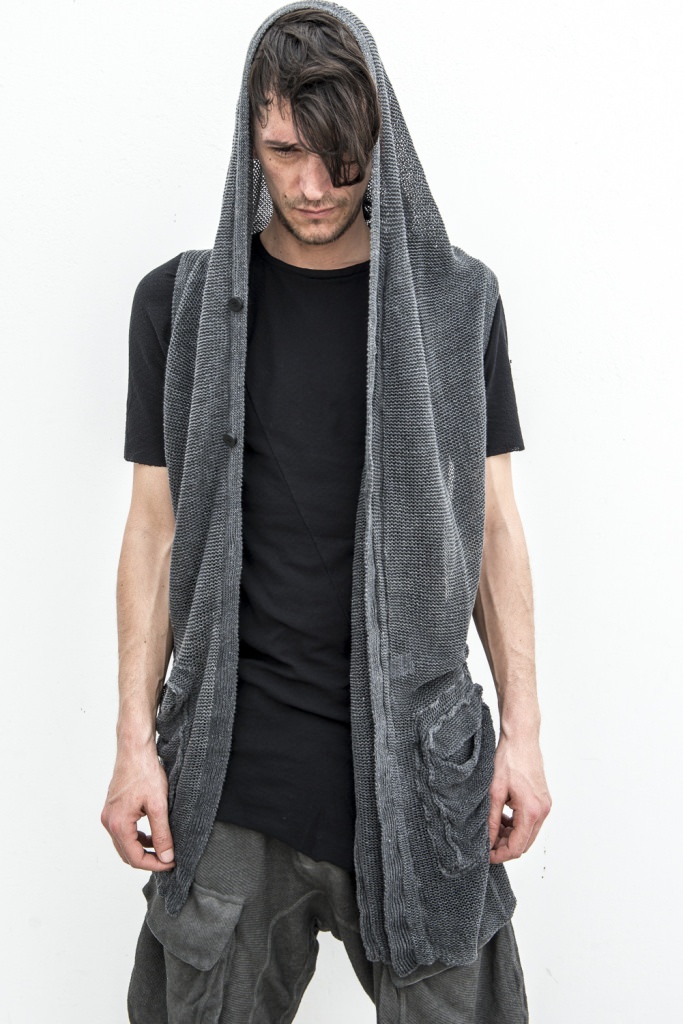 maquimalo マキマロ☆ Hand knit Uncle Vest Masnada man knit vest | Elixirgallery