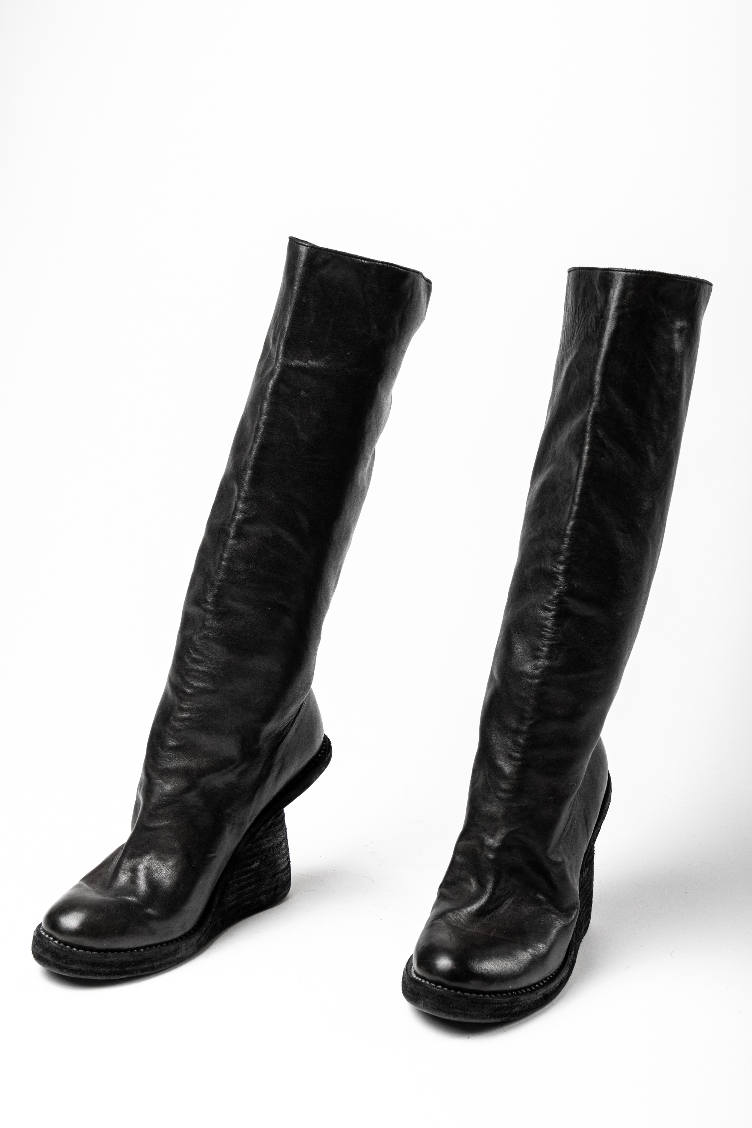 soft wedge boots