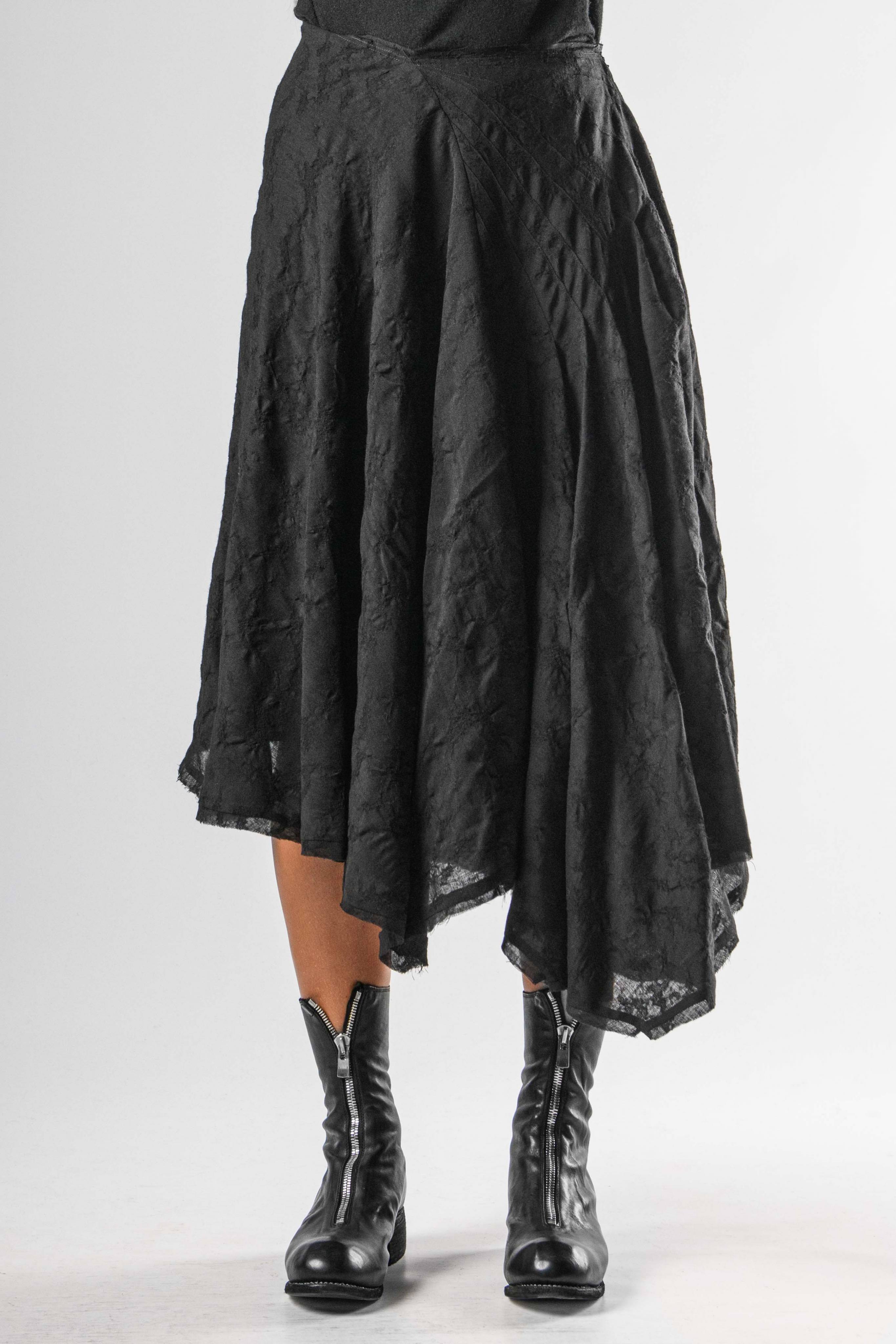 スカート MARC LE BIHAN Women Mid Skirts G2520 Black Marc Le Bihan Wool Tulle Midi Skirt in Black — Stella Atomic