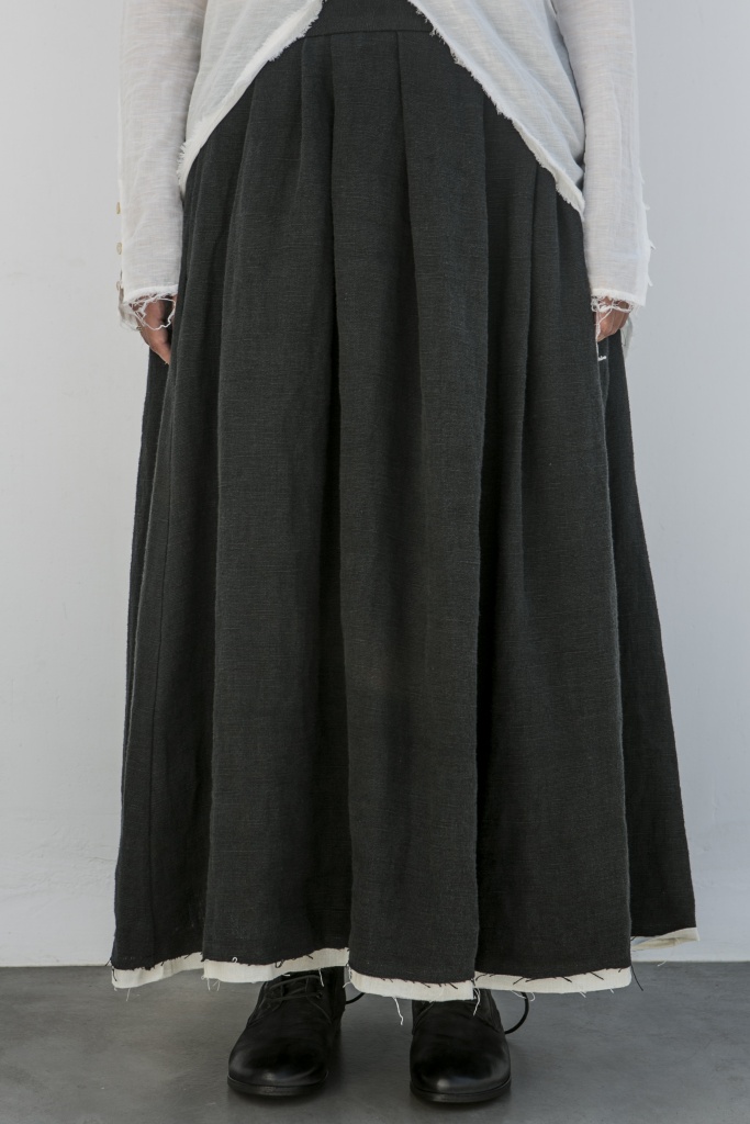layered skirt belt
