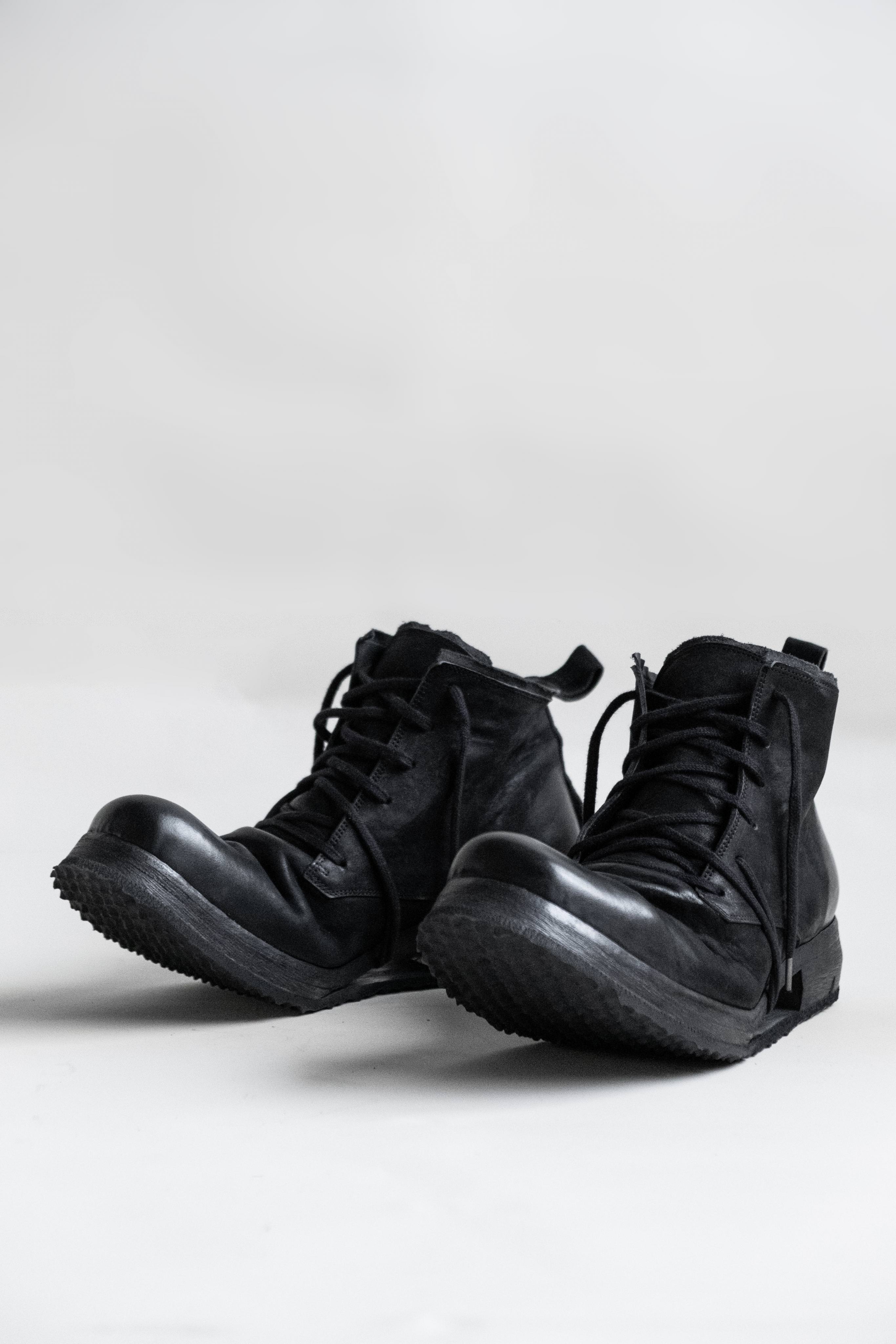 美品 BORIS BIDJAN SABERI 革靴 41 レザー Boris Bidjan Saberi BOOT4 Horse Leather Ankle Boots | Elixirgallery