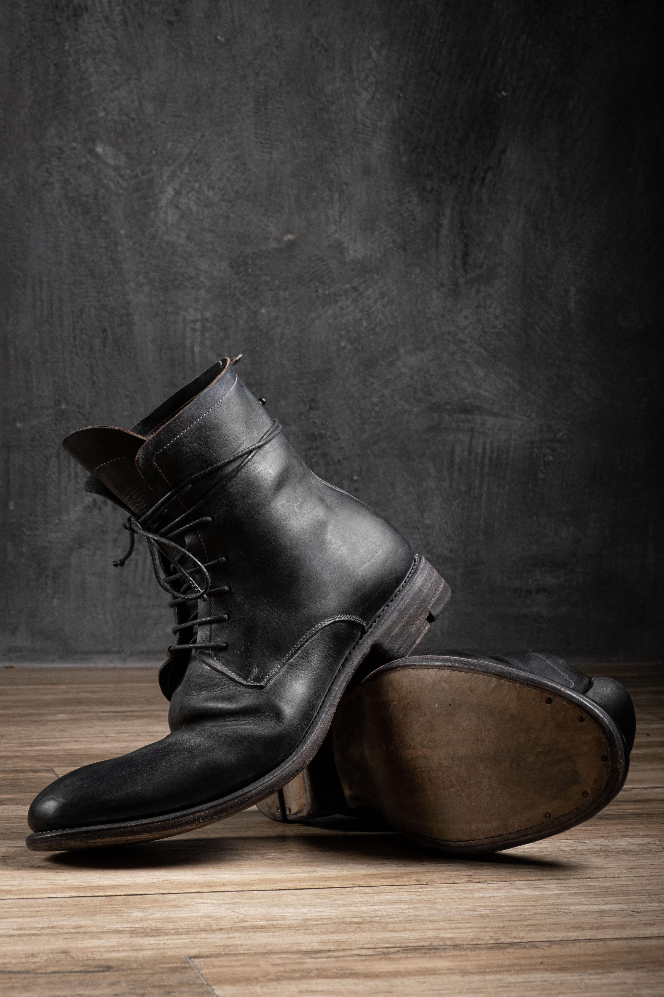 Layer-0 1.5H16 Calf Leather Tall Ankle Boots | Elixirgallery