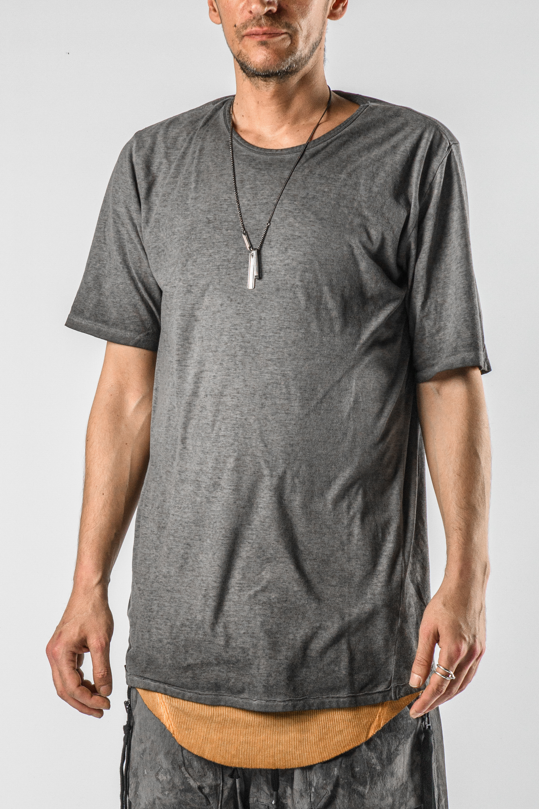 D.HYGEN Cold Dyed Layered Short Sleeve T-Shirt | Elixirgallery