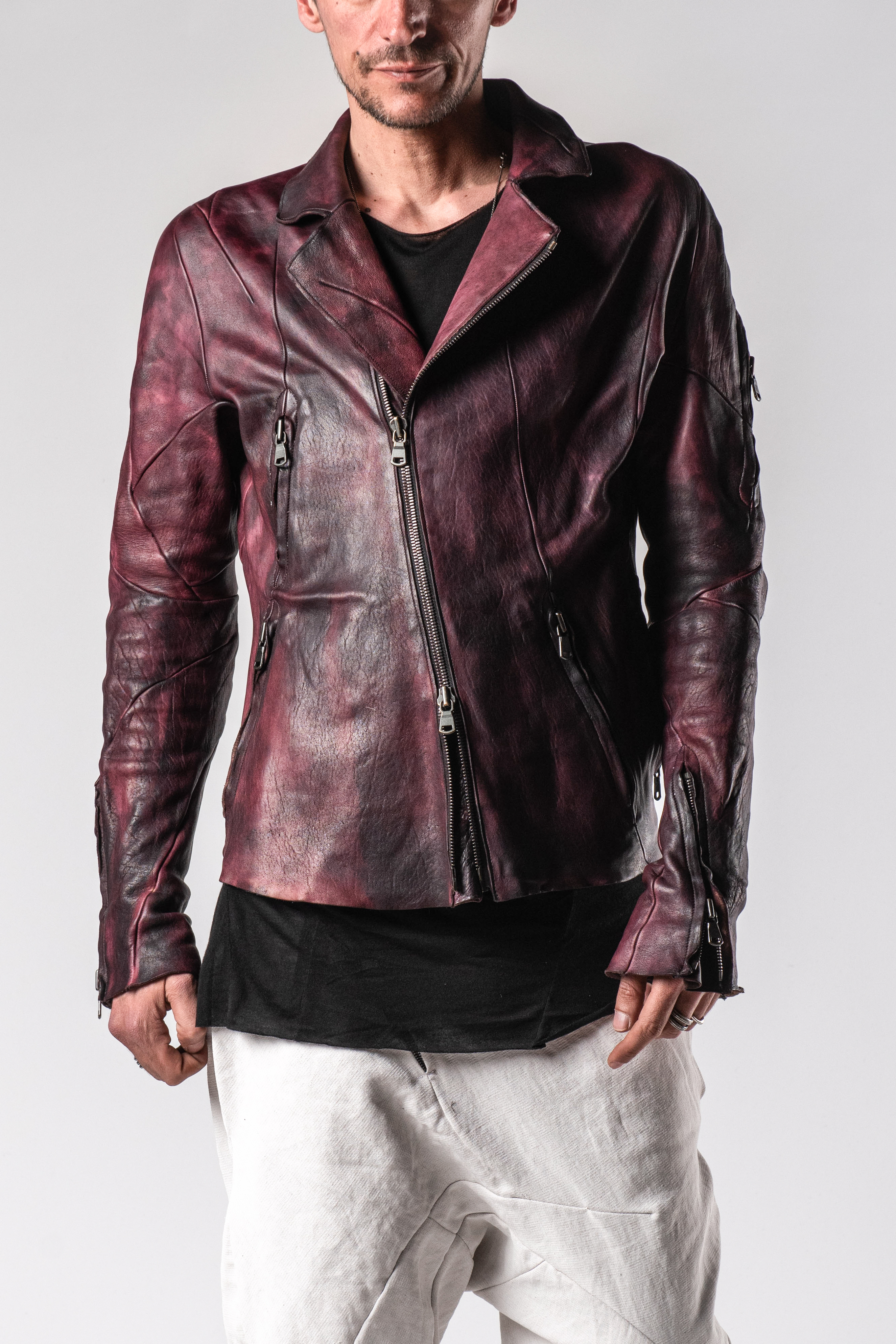 半額SALE☆ LEON EMANUEL BLANCK LEATHER JACKET - troopart.com