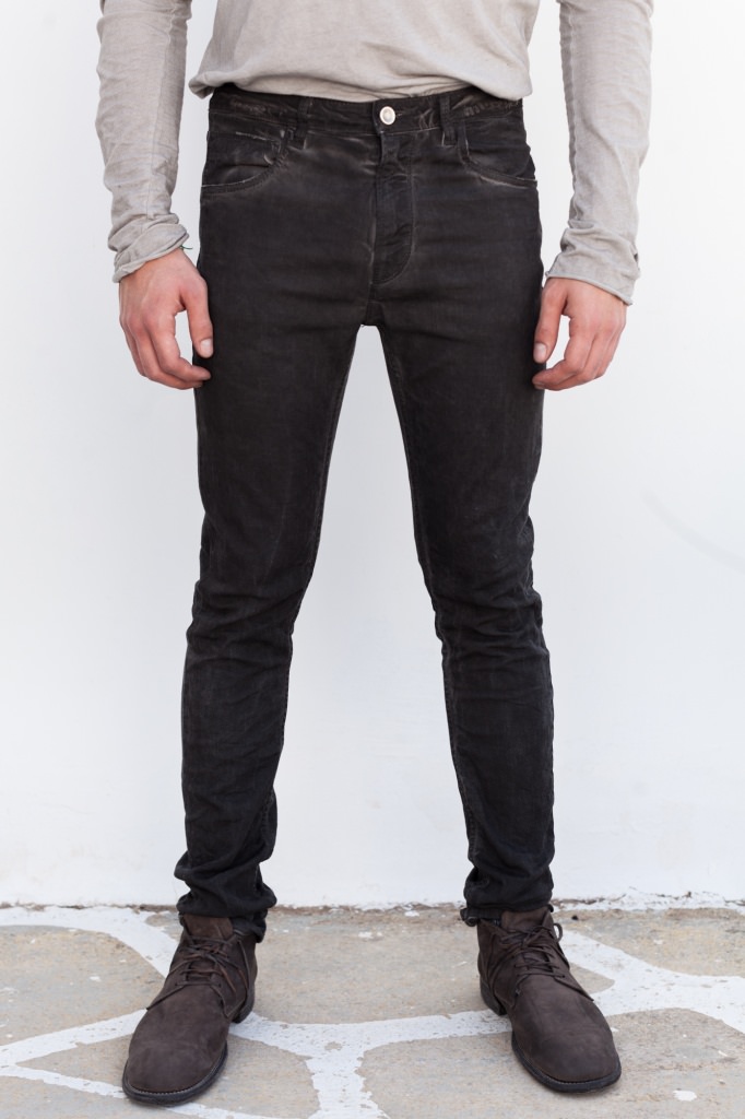 POEME BOHEMIEN Regular Fit Pants, dark grey, co/wv/mtf/ea