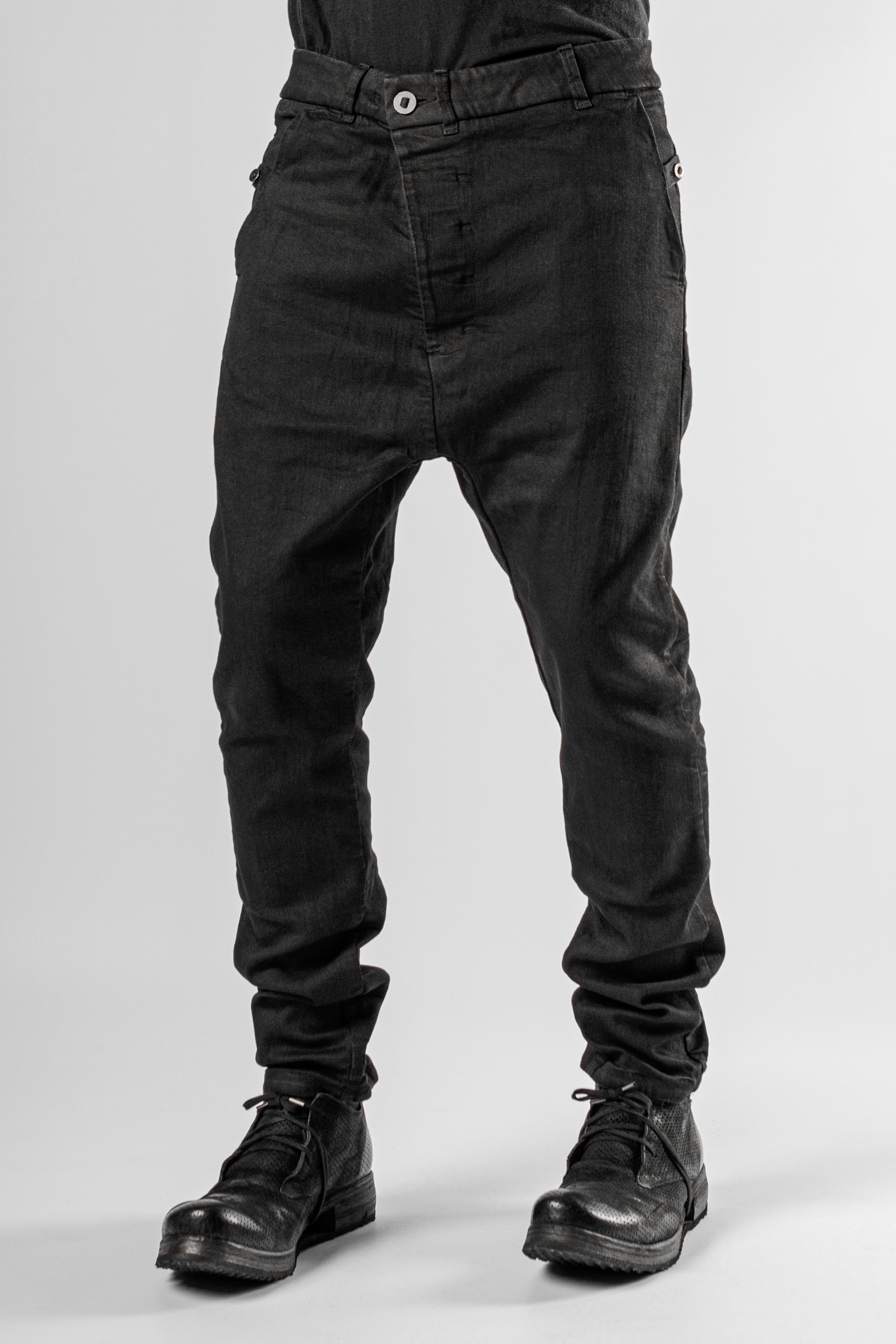 Boris Bidjan Saberi P23 Tapered Low-crotch Trousers | Elixirgallery