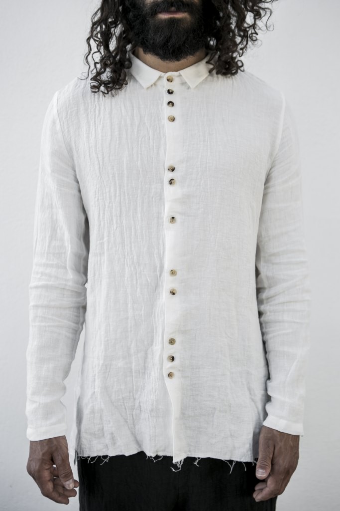 Aleksandr Manamis l/s shirt w/double buttons | Elixirgallery Aleksandr Manamis l/s shirt w/double buttons | Elixirgallery